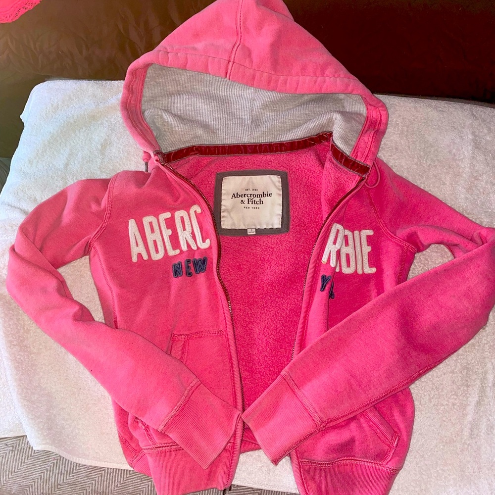 Abercrombie & Fitch double zipper jacket hoodie